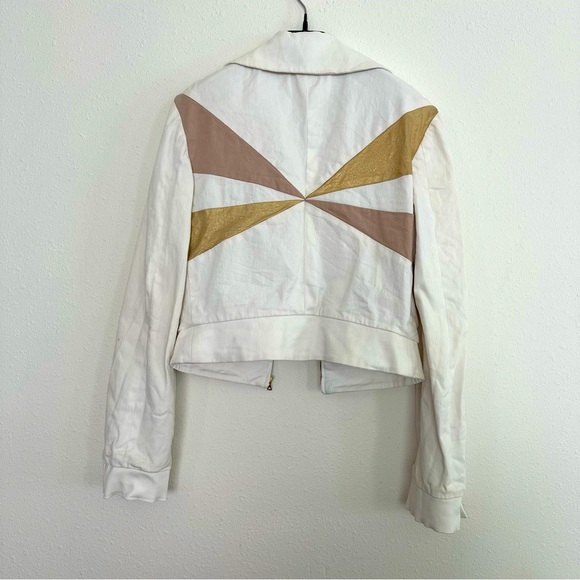 Cropped white designer jacket - Picture 9 of 13